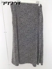 ◇ FREAK'S STORE フリークスストア ウエストゴム 総柄 ロング フレア スカート サイズ 4XL ブラック ホワイト レディース  【1110140002501】のサムネイル