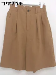 ◇ nano universe ナノ ユニバース ウエストゴム キュロット ショート パンツ サイズ36 ブラウン レディース  【中古】 【1110150000955】のサムネイル