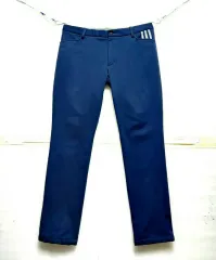 ほぼ新品/アディダス ゴルフ 冬 ゴルフパンツ 38 起毛パンツ