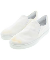 794 【人気】MONCLER レザー スリッポン 白 44 約29.0cm - メルカリ
