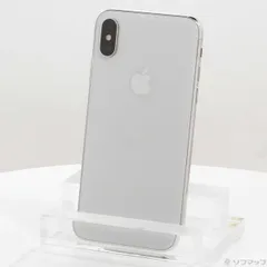 〔中古品〕 iPhoneX 64GB シルバー MQAY2J／A SIMフリー【198】