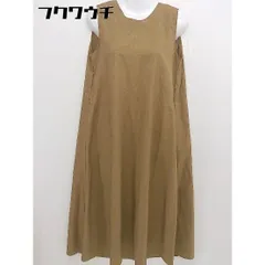 ◇ titivate ティティベイト ノースリーブ リボン ロング ワンピース サイズM ブラウン マルチ レディース  【中古】 【1110190002636】