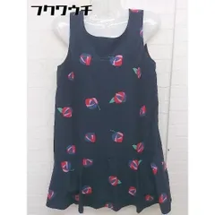 ◇ Ray BEAMS レイ ビームス 総柄 ノースリーブ ミニ ワンピース サイズ1 ネイビー レディース  【中古】 【1110190001295】のサムネイル