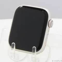 〔中古品〕 Apple Watch Series 7 GPS + Cellular 45mm スターライトアルミニウムケース バンド無し【377】