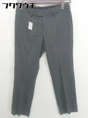 ◇ INED イネド センタープレス テーパードパンツ サイズ 7 ダークグレー レディース  【中古】 【1110210000680】