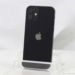 〔中古品〕 iPhone12 64GB ブラック MGHN3J／A SIMフリー【349】