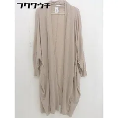 ◇ Bou Jeloud ブージュルード 長袖 カーディガン ベージュ レディース  【中古】 【1110220011379】