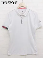 ◇ adidas アディダス 半袖 ポロシャツ サイズM ホワイト メンズ  【1110220010945】