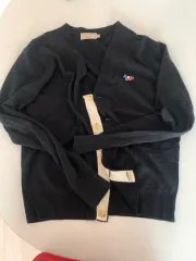 メゾンキツネ ブラック カーディガン xs (メンズ)