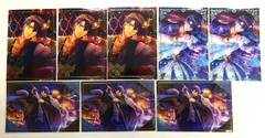 【中古】聖川真斗 うたプリ 箔押し風クリアカード  アニメイト セット