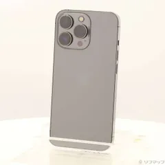 〔中古品〕 iPhone13 Pro 256GB グラファイト MLUN3J／A SIMフリー【258】