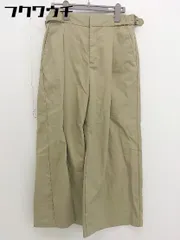 ◇ BEAMS HEART ビームス ハート ハイウエスト チノパン ワイドパンツ サイズ M ベージュ レディース  【中古】 【1111010008821】