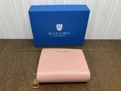 BLUE LABEL ブルーレーベル クレストブリッジ 二つ折り財布 ピンク