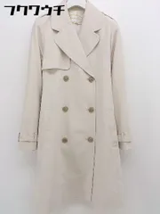 ■ ◎ MAJESTIC LEGON マジェスティックレゴン ベルト付 長袖 トレンチ コート サイズS ベージュ レディース  【中古】 【1111030001192】のサムネイル