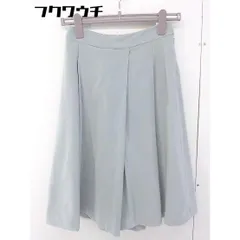 ◇ URBAN RESEARCH ROSSO アーバンリサーチ ロッソ 膝下丈 フレア キュロットスカート サイズF サックスブルー レディース  【中古】 【1111080000213】