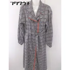 ◇ ◎ jouetie ジュエティ チェック 長袖 膝下丈 ワンピース サイズM グレー マルチ レディース  【中古】 【1111120006663】