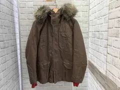 DIESEL/モッズコート/ライナー付き/Mサイズ/カーキ/ライナーレッドカラー/ディーゼル/コットン