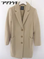 ■ URBAN RESEARCH ROSSO アーバンリサーチ ロッソ ウール 長袖 チェスターコート サイズ F キャメル レディース  【中古】 【1111150008880】