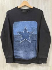 DIESEL ディーゼル デニム 星柄 スウェット トレーナー M - メルカリ