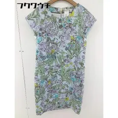 ◇ fredy emue フレディ エミュ NOLLEY'S ノーリーズ 花柄 半袖 ミニ ワンピース サイズ38 ブルー マルチ レディース  【中古】 【1111170004169】のサムネイル