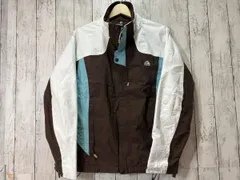 NIKE ナイキ ACG '90s ナイロンジャケット ブラウン x ライトブルー x ホワイト M  