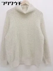 ◇ ADAM ET ROPE アダムエロペ ボトルネック 長袖 ニット セーター サイズ38 オフホワイト レディース  【中古】 【1111180005910】