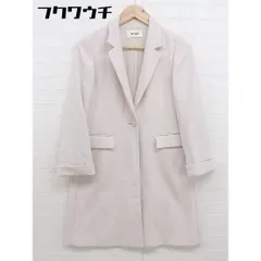 ■ snidel スナイデル スリット 長袖 チェスター コート サイズF ライトベージュ レディース  【中古】 【1111190002015】のサムネイル