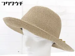 ◇ override オーバーライド リボン ハット 帽子 ベージュ レディース  【中古】 【1111190007263】