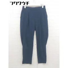 ◇ qualite カリテ ウエストゴム パンツ サイズ38 ネイビー レディース  【中古】 【1111190005504】