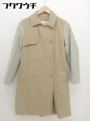 ◇ bulle de savon ビュル デ サボン 長袖 トレンチ コート サイズF ベージュ レディース  【中古】 【1111220010928】のサムネイル