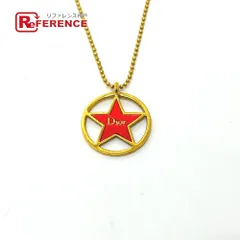 Christian Dior クリスチャンディオール ネックレス サークル スター ゴールド ゴールド