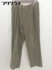 ◇ Black&White ブラック&ホワイト タック ストレートパンツ ゴルフウェア サイズ 82 ベージュ メンズ 【中古】 【1111250006625】