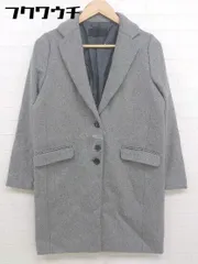 ◇ ◎ JEANASIS ジーナシス 長袖 チェスター コート サイズF グレー レディース  【中古】 【1111260006646】