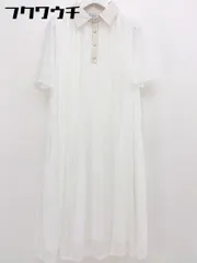 ◇ Par Avion +petit standrad パラビオン 総レース 半袖 膝下丈 ワンピース サイズONE ホワイト ベージュ系 レディース  【中古】 【1111290001130】のサムネイル