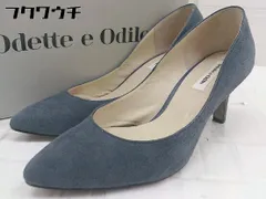 ◇ ◎ Odette e Odile オデット エ オディール UNITED ARROWS ヒール パンプス サイズ22 1/2 ブルー レディース  【中古】 【1111260011640】