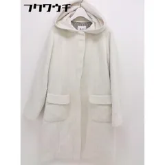 ◇ IEDIT イディット ジップアップ 長袖 コート サイズL オフホワイト レディース  【1111300001976】