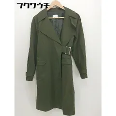 ◇ KBF ケービーエフ URBAN RESEARCH サイドベルト 長袖 トレンチ コート サイズOne カーキ レディース  【中古】 【1112010022565】