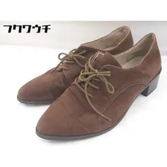 ◇ Oriental Traffic ポインテッドトゥ レースアップ ヒール シューズ サイズL ブラウン レディース  【1112010021933】
