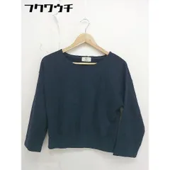 ◇ BEAUTY & YOUTH UNITED ARROWS ショート丈 長袖 スウェット トレーナー ネイビー レディース  【中古】 【1111300008135】