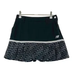 サイズ：0 NEW BALANCE GOLF ニューバランス ;2023年 インナー付 プリーツスカート ロゴ総柄 ブラック系 [240101590924] ゴルフウェア レディース ストスト