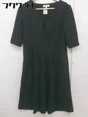 ◇ Sweet Mommy スウィートマミー カシュクール 五分袖 膝下丈 ワンピース サイズL ブラック レディース  【中古】 【1112020009341】