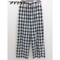 ◇ Sonny Label URBAN RESEARCH ウエストゴム ギンガムチェック パンツ サイズF ブラック ホワイト レディース  【中古】 【1112070000084】