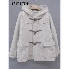 ■ N. Natural Beauty Basic 長袖 ダッフル コート サイズS グレー アイボリー レディース  【中古】 【1112070004037】