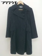 ■ THE GINZA ザ ギンザ 長袖 コート サイズ40 ネイビー系 レディース  【1112090003287】