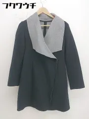 ■ m.f.editorial エムエフエディトリアル 長袖 コート サイズL ブラック レディース  【中古】 【1112090006172】