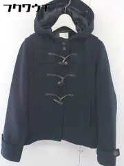 ◇ earth music&ecology アース ミュージック＆エコロジー 長袖 ダッフルコート サイズ M ネイビー レディース  【中古】 【1112090005946】