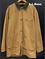 L.L.Bean エルエルビーン ハンティングジャケット フィールドコート ダックジャケット カバーオール メンズL  ブラウン系 古着 中古 10D0013