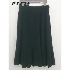 ◇ Leilian レリアン 膝下丈 フレア スカート サイズ 9 ブラック レディース  【中古】 【1112160005418】