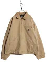 【お得なクーポン配布中!】 90s USA製 ★ カーハート デトロイト ジャケット メンズ XL 程/ 古着 ダック ブルゾン ジャンパー ブランケット ライナー付き J43 WET 廃盤