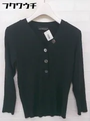 ◇ green label relaxing UNITED ARROWS リブニット 長袖 セーター ブラック レディース  【1112200001912】